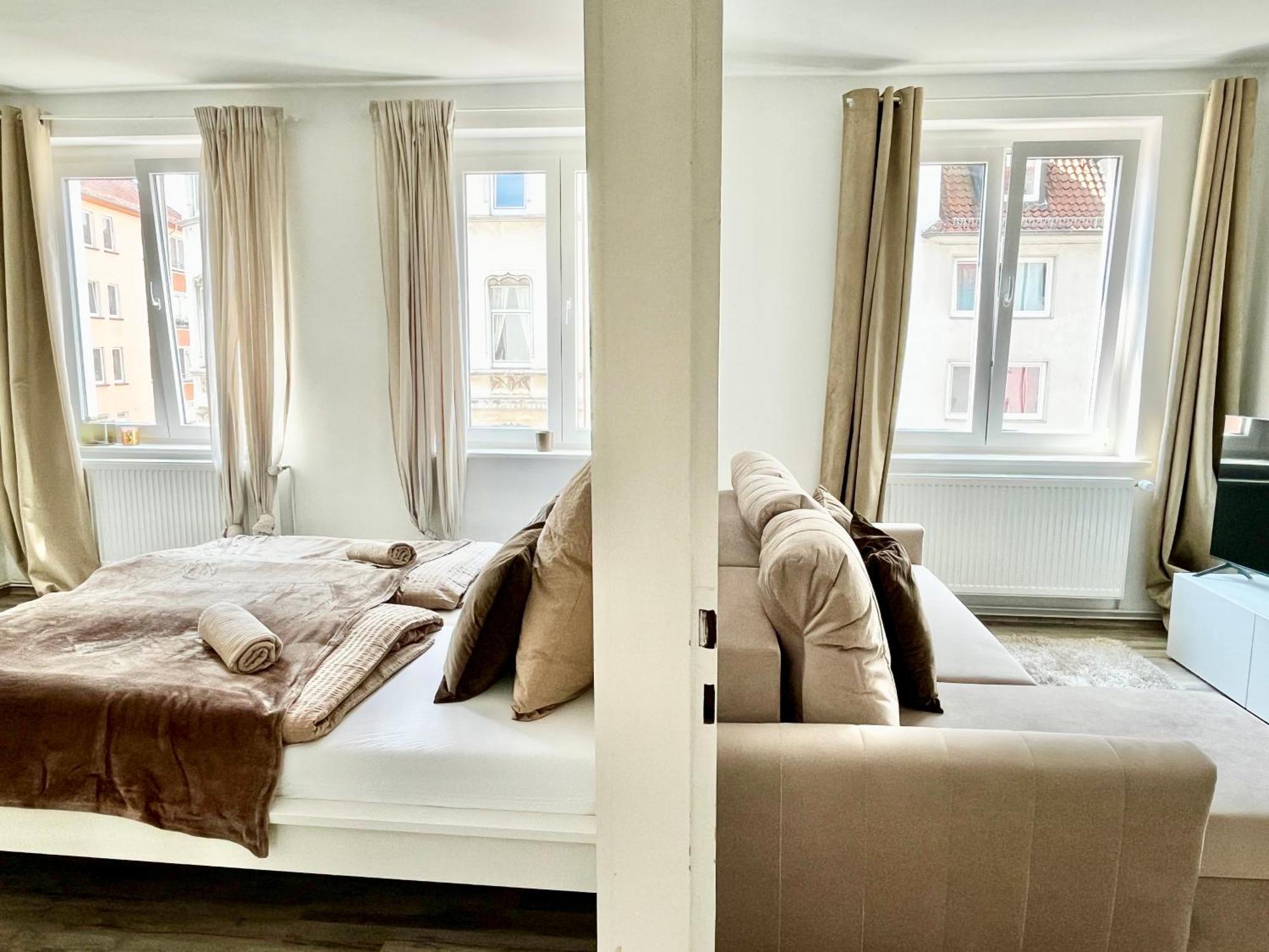 Design Apartment - Kingsize Bett - Kueche - Zentral ハノーファー エクステリア 写真